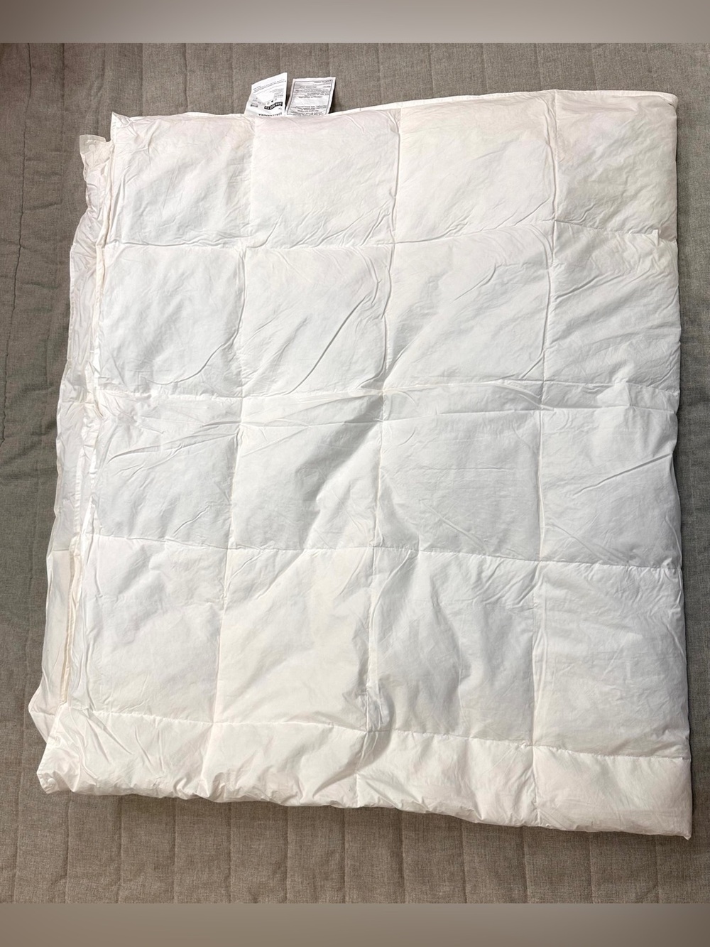 IKEA Duck Down/Feather FJÄLLARNIKA Duvet insert light warm King 100% Cotton